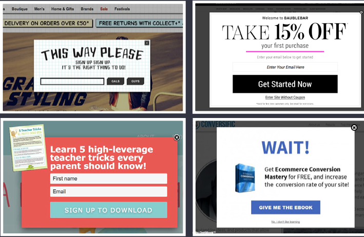 pop-up exemple