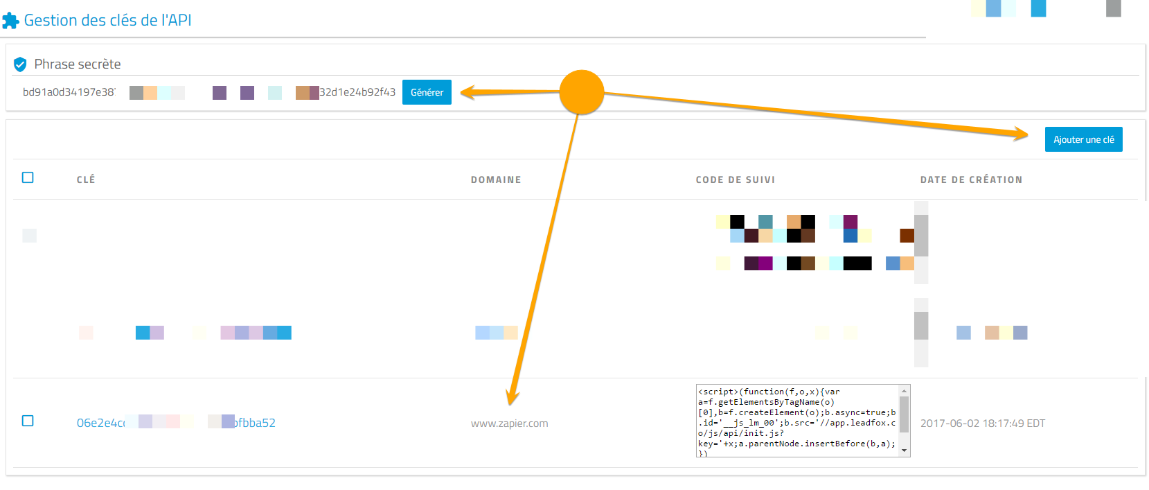 Facebook Zapier Leadfox