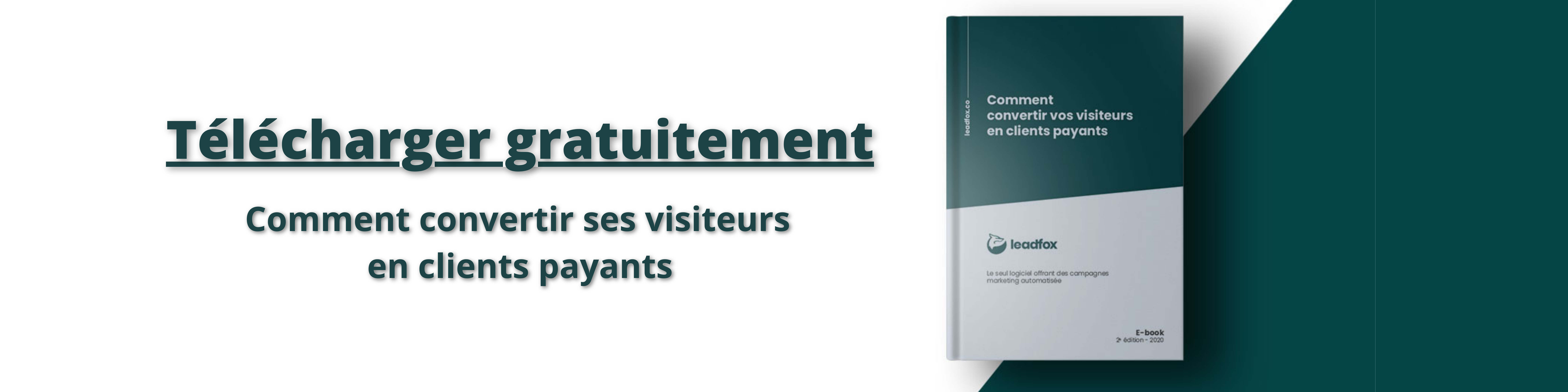 Bannière comment convertir visiteurs en clients payants