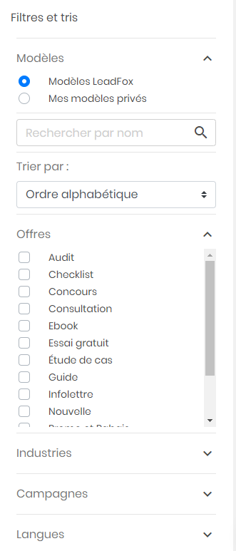 5 - Puissantes options de tris et filtres