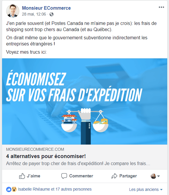 3 - économisez sur vos frais d'expédition