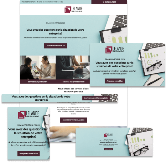 Campagnes marketing finance prêtes à lancer